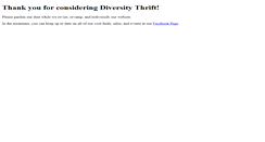 Desktop Screenshot of diversitythrift.org